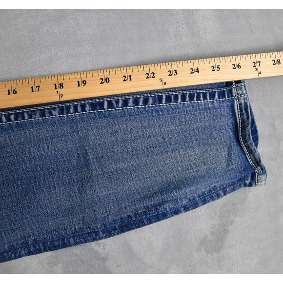 VIGOSS Jeans Womens S 7/8 L27 (32x26) Capri Heritage Blue Denim - Picture 10 of 11